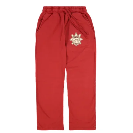 Almighty Glo Straight Leg Sweatpants Red