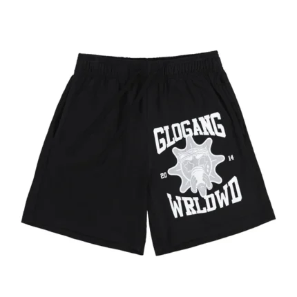 Glogang Worldwide Shorts Black/White
