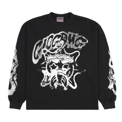 Eroded Glo Thermal Long Sleeve Black