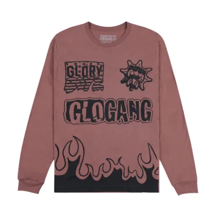 The Glorious Flames Long Sleeve Brown