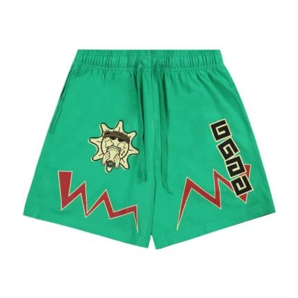 Irie to the Glory Shorts Bright Green