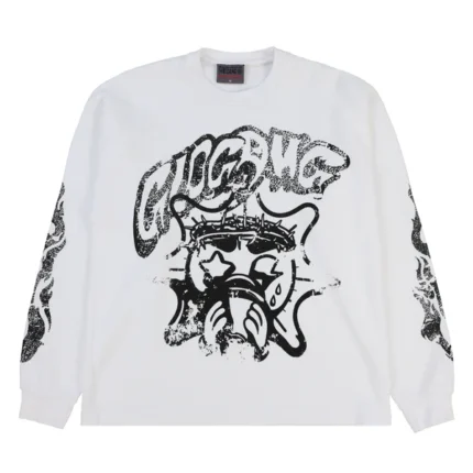 Eroded Glo Thermal Long Sleeve White